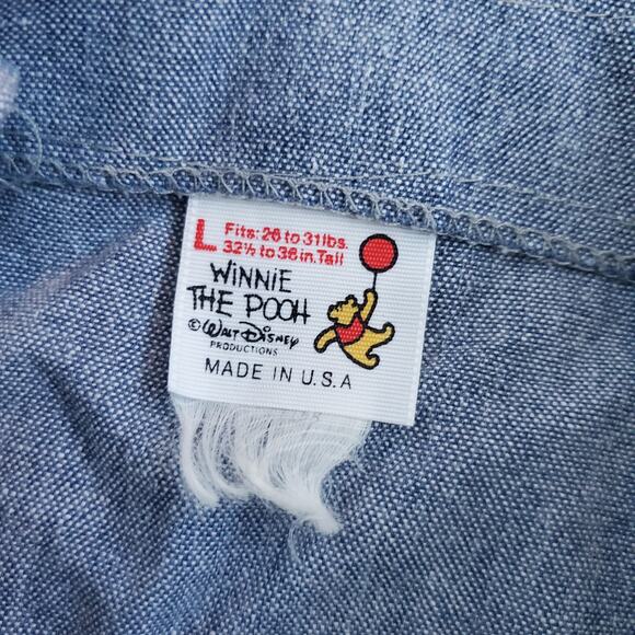 VTG 80s Disney Winnie the Pooh Colorblock Dress Size 2T - Picture 5 of 6